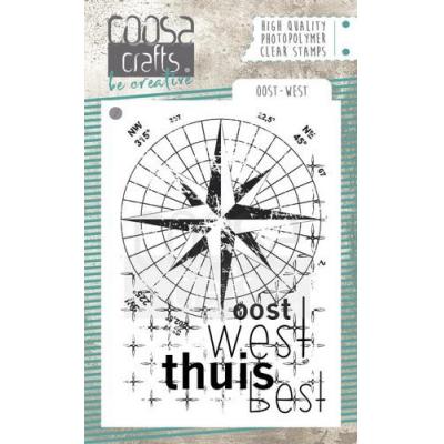 COOSA Crafts Clear Stamp - Ost-West